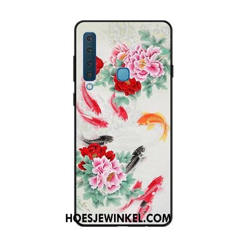 Samsung Galaxy A9 2018 Hoesje Kleur Rijkdom Zacht, Samsung Galaxy A9 2018 Hoesje Kat Hoes