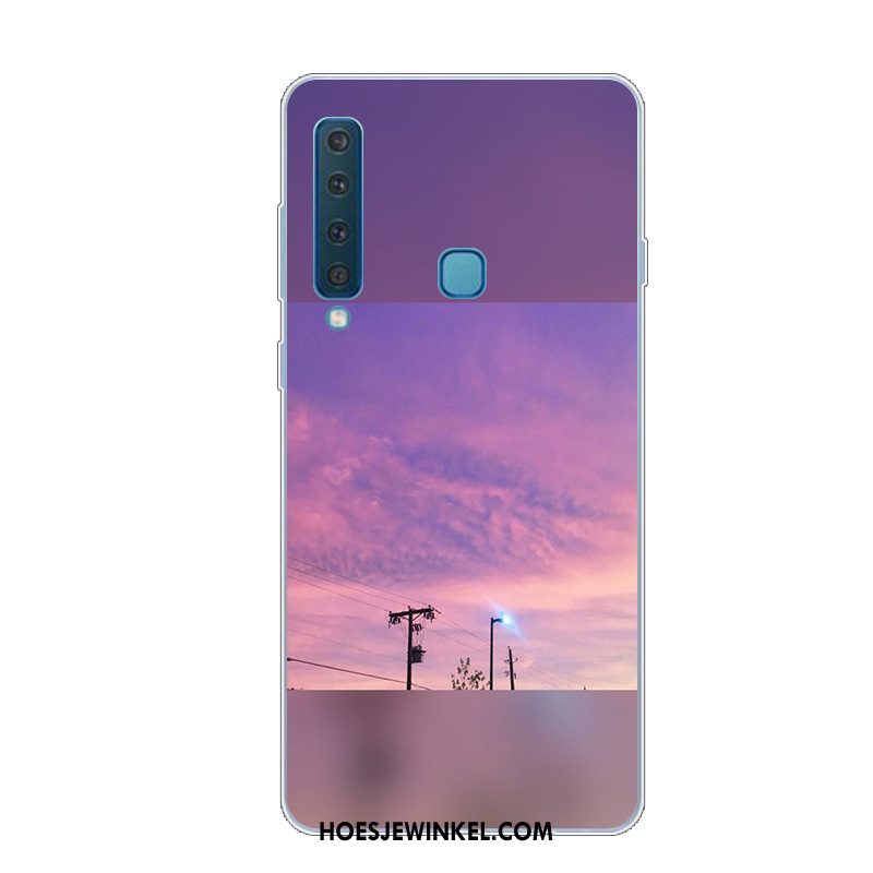 Samsung Galaxy A9 2018 Hoesje Persoonlijk Mesh Zacht, Samsung Galaxy A9 2018 Hoesje Scheppend Hanger