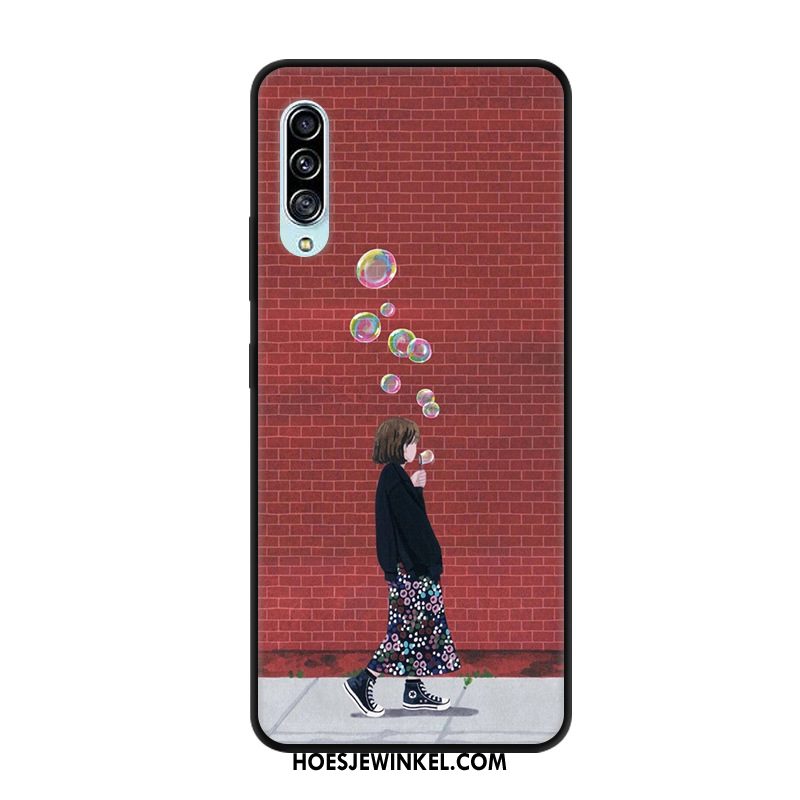 Samsung Galaxy A90 5g Hoesje Anti-fall Zwart Ster, Samsung Galaxy A90 5g Hoesje Mobiele Telefoon Pas