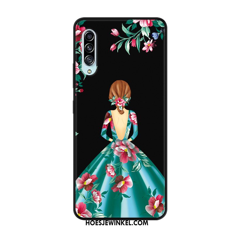 Samsung Galaxy A90 5g Hoesje Anti-fall Zwart Ster, Samsung Galaxy A90 5g Hoesje Mobiele Telefoon Pas