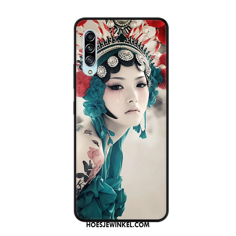 Samsung Galaxy A90 5g Hoesje Anti-fall Zwart Ster, Samsung Galaxy A90 5g Hoesje Mobiele Telefoon Pas