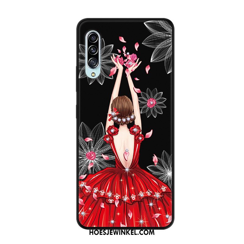 Samsung Galaxy A90 5g Hoesje Anti-fall Zwart Ster, Samsung Galaxy A90 5g Hoesje Mobiele Telefoon Pas