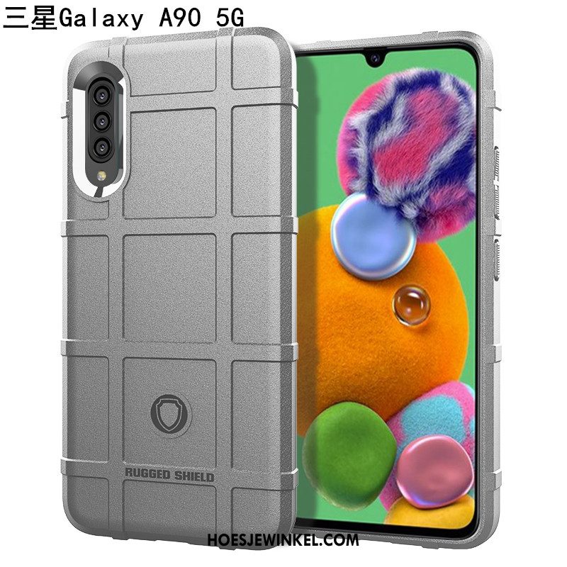 Samsung Galaxy A90 5g Hoesje Auto Scheppend Ster, Samsung Galaxy A90 5g Hoesje Nieuw Ring