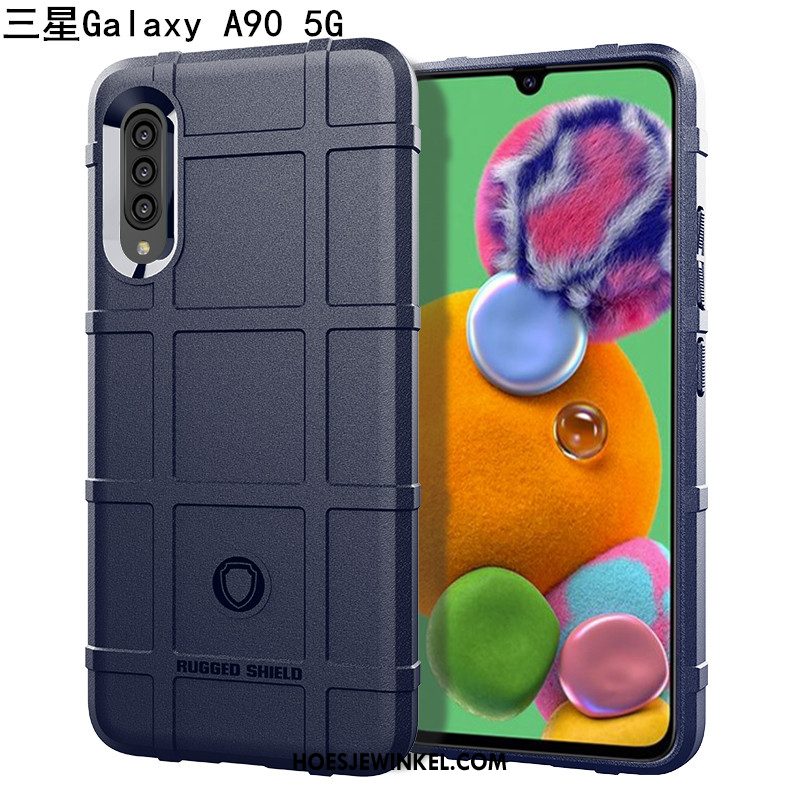 Samsung Galaxy A90 5g Hoesje Auto Scheppend Ster, Samsung Galaxy A90 5g Hoesje Nieuw Ring