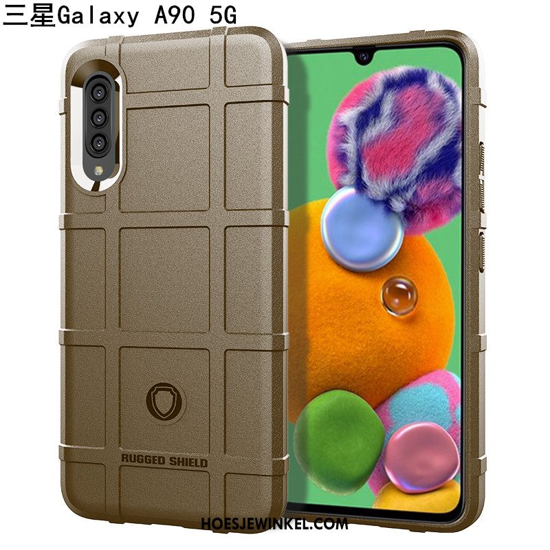 Samsung Galaxy A90 5g Hoesje Auto Scheppend Ster, Samsung Galaxy A90 5g Hoesje Nieuw Ring