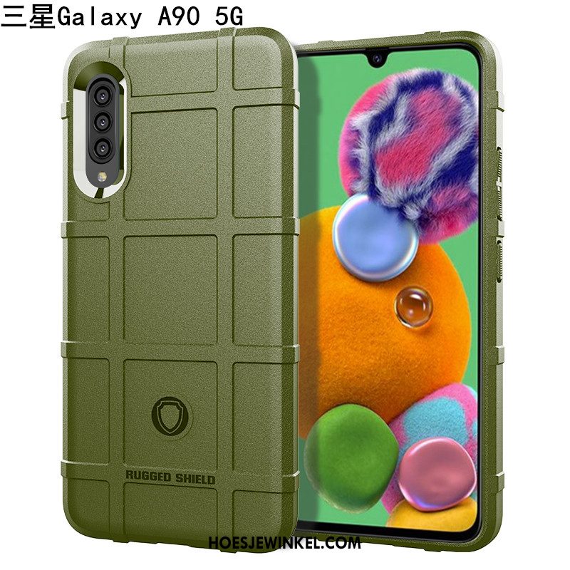 Samsung Galaxy A90 5g Hoesje Auto Scheppend Ster, Samsung Galaxy A90 5g Hoesje Nieuw Ring