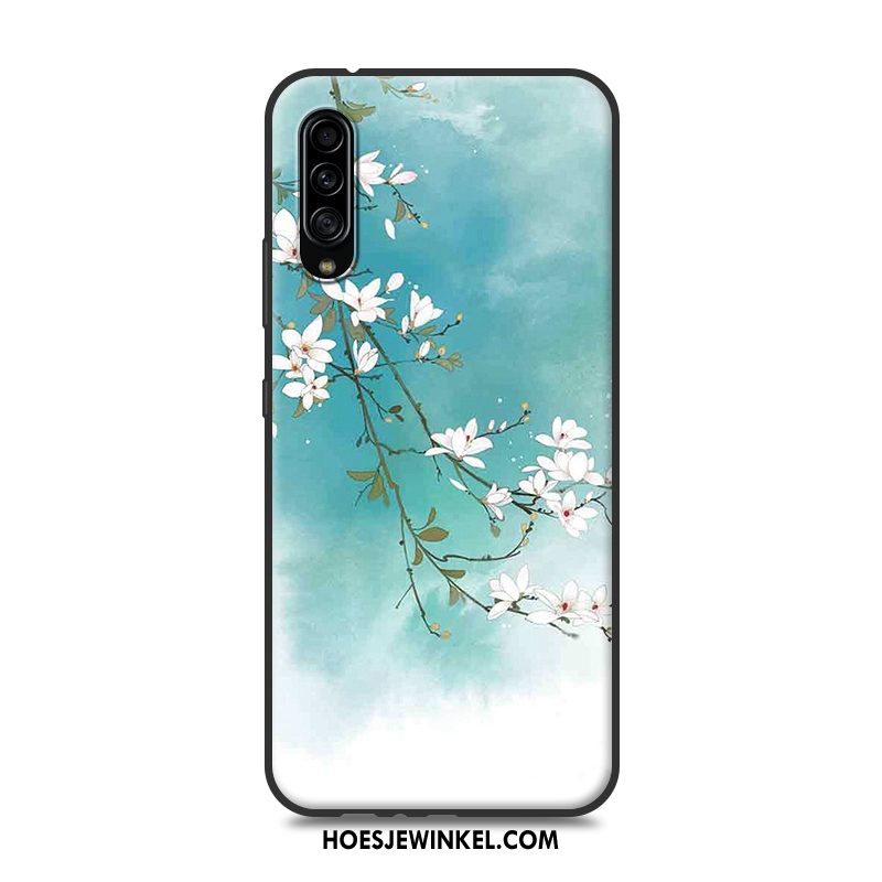 Samsung Galaxy A90 5g Hoesje Bescherming Chinese Stijl Hoes, Samsung Galaxy A90 5g Hoesje Roze Mobiele Telefoon
