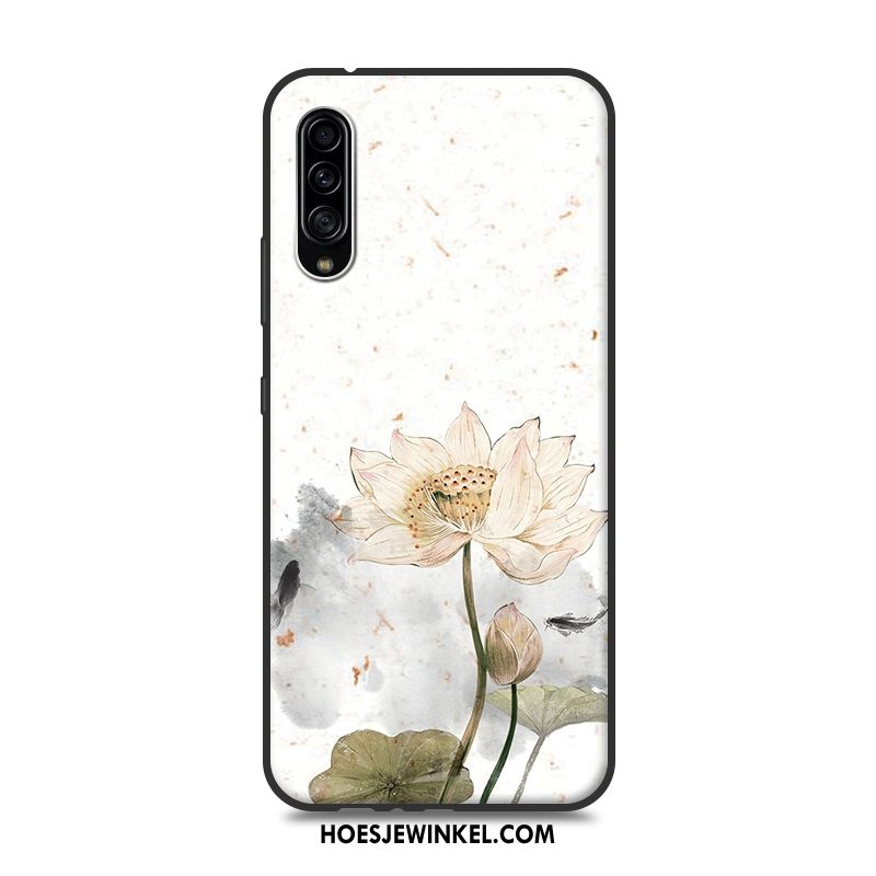 Samsung Galaxy A90 5g Hoesje Bescherming Chinese Stijl Hoes, Samsung Galaxy A90 5g Hoesje Roze Mobiele Telefoon