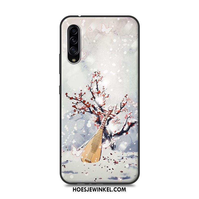 Samsung Galaxy A90 5g Hoesje Bescherming Chinese Stijl Hoes, Samsung Galaxy A90 5g Hoesje Roze Mobiele Telefoon