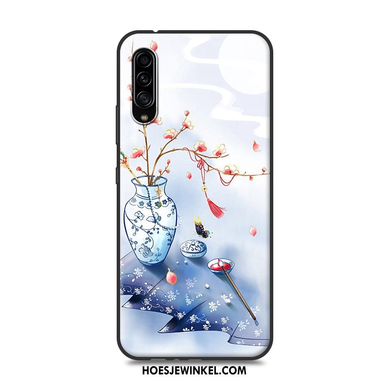 Samsung Galaxy A90 5g Hoesje Bescherming Chinese Stijl Hoes, Samsung Galaxy A90 5g Hoesje Roze Mobiele Telefoon