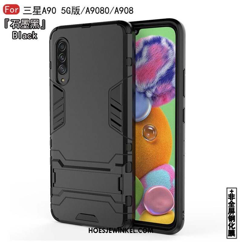 Samsung Galaxy A90 5g Hoesje Hard Persoonlijk Anti-fall, Samsung Galaxy A90 5g Hoesje Siliconen Wit