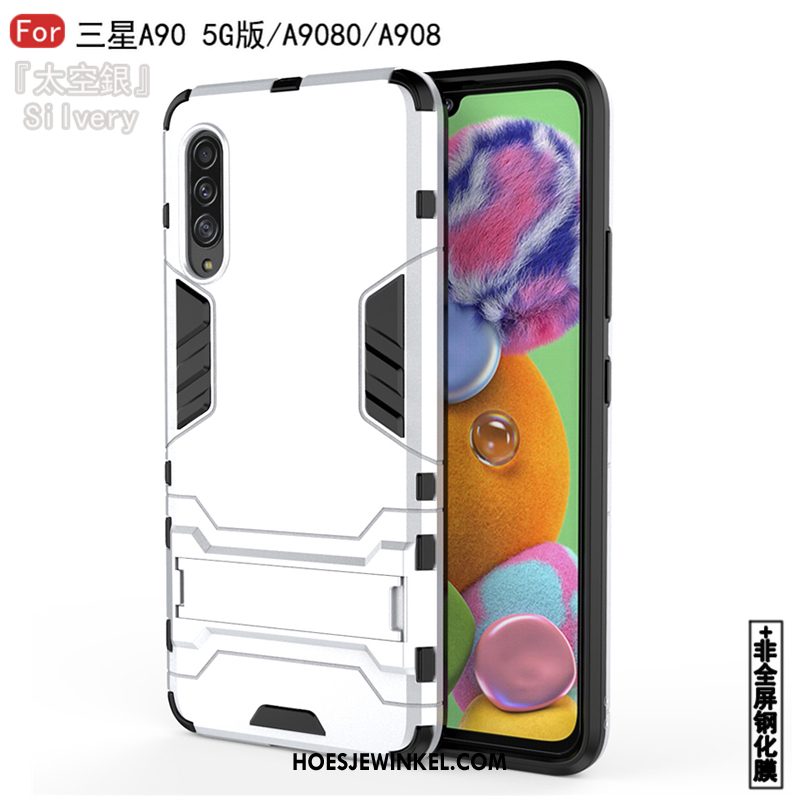 Samsung Galaxy A90 5g Hoesje Hard Persoonlijk Anti-fall, Samsung Galaxy A90 5g Hoesje Siliconen Wit