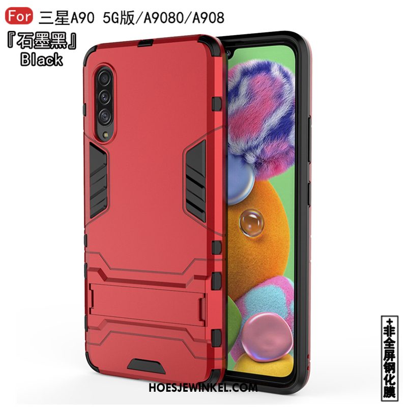 Samsung Galaxy A90 5g Hoesje Hard Persoonlijk Anti-fall, Samsung Galaxy A90 5g Hoesje Siliconen Wit