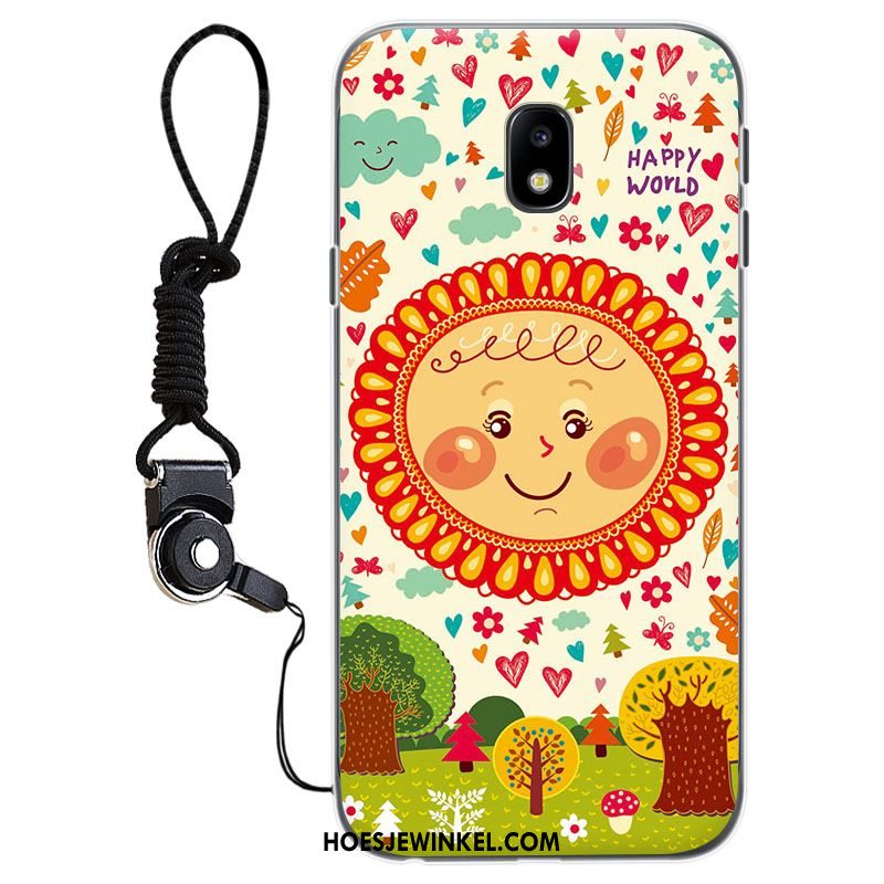 Samsung Galaxy J3 2017 Hoesje Blauw Ster Mobiele Telefoon, Samsung Galaxy J3 2017 Hoesje Hoes Bescherming
