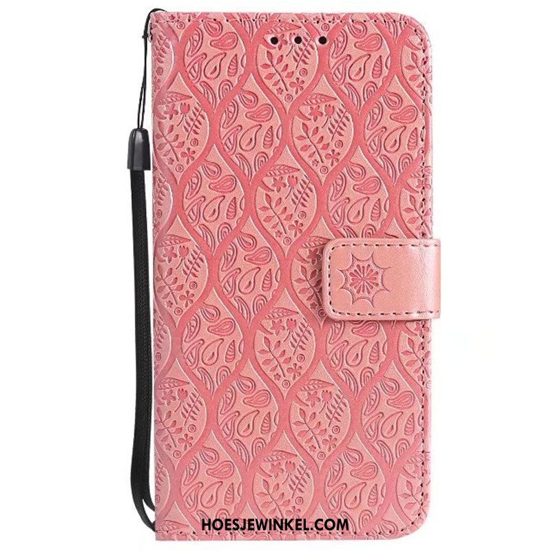 Samsung Galaxy J3 2017 Hoesje Leren Etui Bescherming Folio, Samsung Galaxy J3 2017 Hoesje Rose Goud Zacht