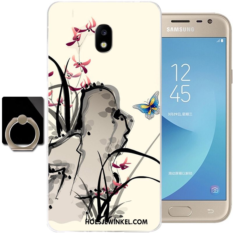 Samsung Galaxy J3 2017 Hoesje Mobiele Telefoon Zacht Inkt, Samsung Galaxy J3 2017 Hoesje All Inclusive Anti-fall