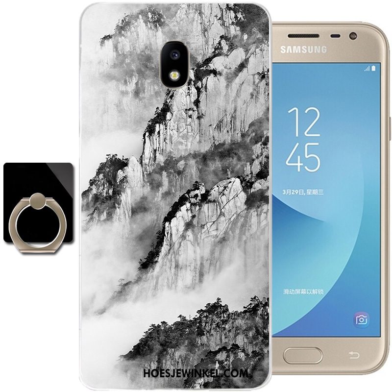 Samsung Galaxy J3 2017 Hoesje Mobiele Telefoon Zacht Inkt, Samsung Galaxy J3 2017 Hoesje All Inclusive Anti-fall