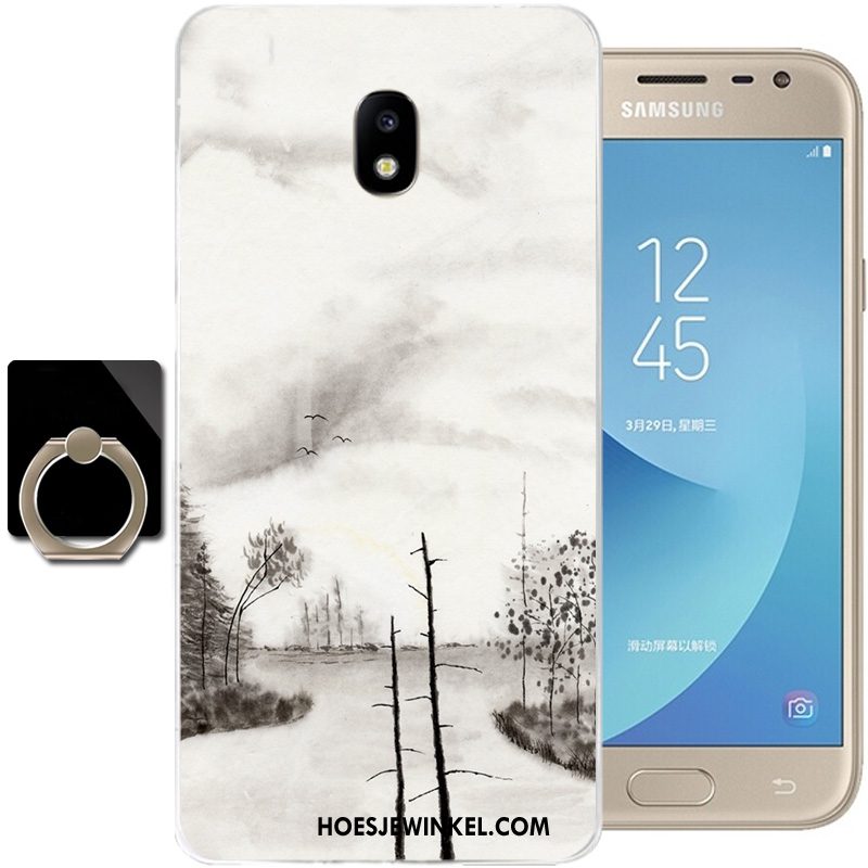 Samsung Galaxy J3 2017 Hoesje Mobiele Telefoon Zacht Inkt, Samsung Galaxy J3 2017 Hoesje All Inclusive Anti-fall