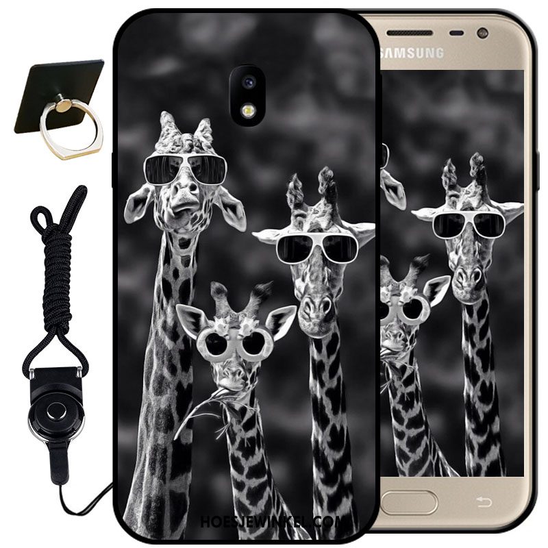 Samsung Galaxy J3 2017 Hoesje Spotprent Zacht Hanger, Samsung Galaxy J3 2017 Hoesje Bescherming Mobiele Telefoon