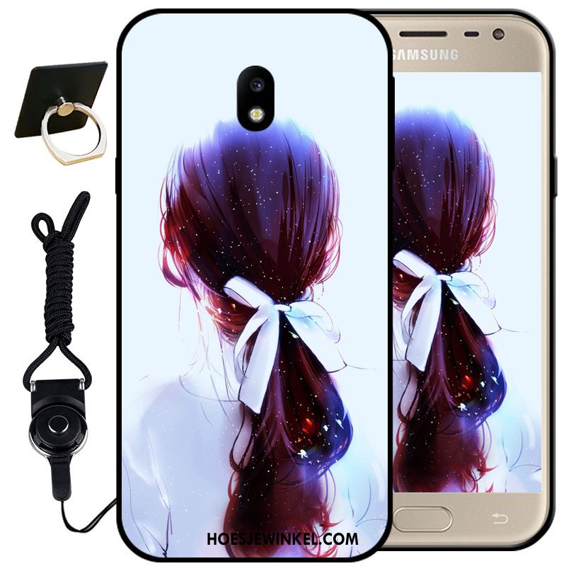 Samsung Galaxy J3 2017 Hoesje Spotprent Zacht Hanger, Samsung Galaxy J3 2017 Hoesje Bescherming Mobiele Telefoon