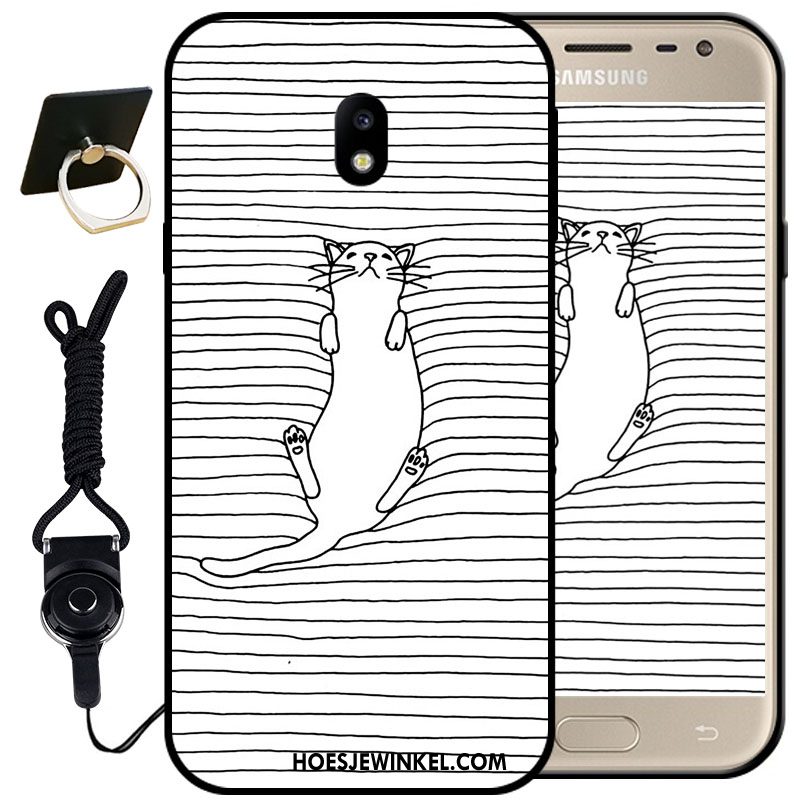 Samsung Galaxy J3 2017 Hoesje Spotprent Zacht Hanger, Samsung Galaxy J3 2017 Hoesje Bescherming Mobiele Telefoon