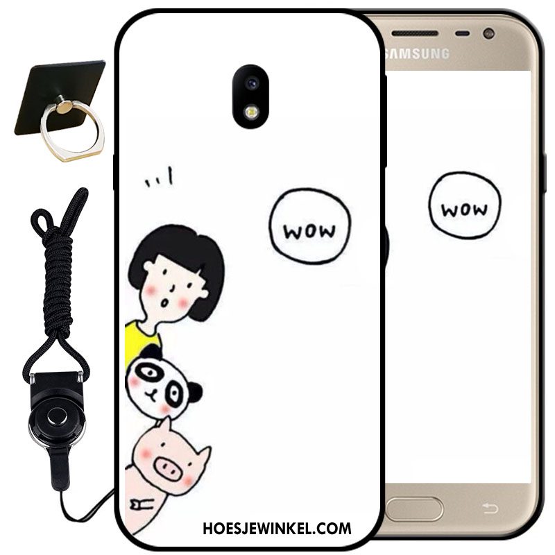 Samsung Galaxy J3 2017 Hoesje Spotprent Zacht Hanger, Samsung Galaxy J3 2017 Hoesje Bescherming Mobiele Telefoon