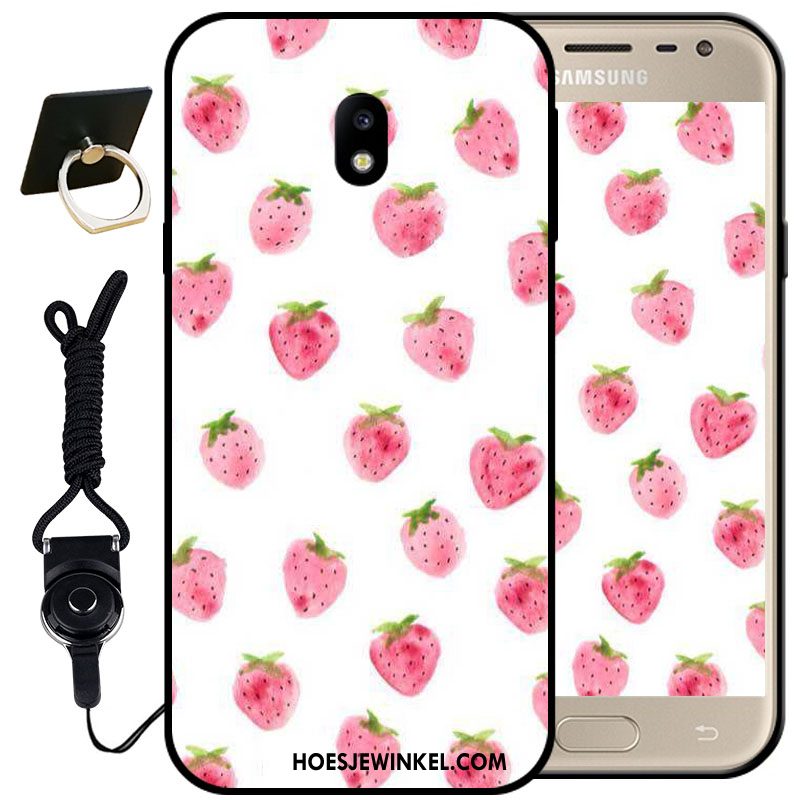 Samsung Galaxy J3 2017 Hoesje Spotprent Zacht Hanger, Samsung Galaxy J3 2017 Hoesje Bescherming Mobiele Telefoon