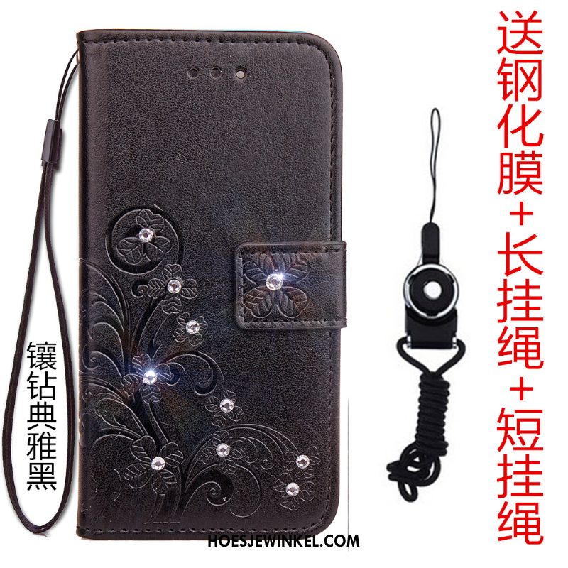 Samsung Galaxy J5 2017 Hoesje Anti-fall Zacht Leren Etui, Samsung Galaxy J5 2017 Hoesje Ster Hanger