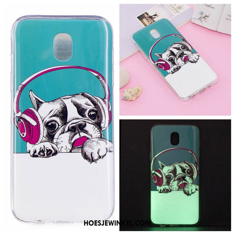 Samsung Galaxy J5 2017 Hoesje Hanger Europa Groen, Samsung Galaxy J5 2017 Hoesje Hoes Lichtende