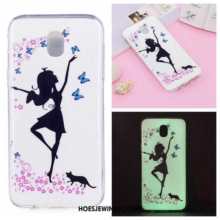 Samsung Galaxy J5 2017 Hoesje Hanger Europa Groen, Samsung Galaxy J5 2017 Hoesje Hoes Lichtende