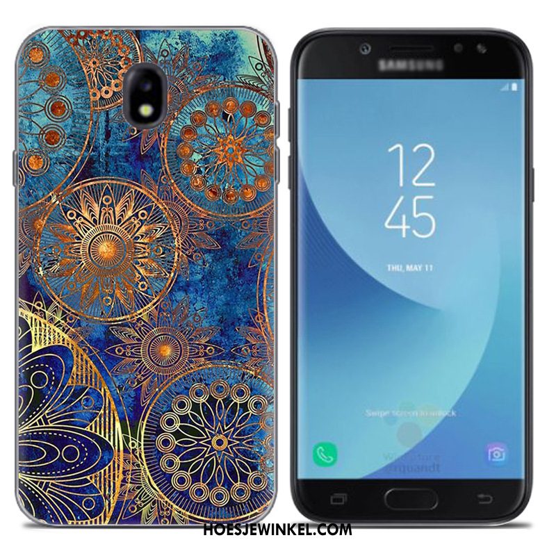 Samsung Galaxy J5 2017 Hoesje Mobiele Telefoon Blauw Ster, Samsung Galaxy J5 2017 Hoesje Nieuw All Inclusive