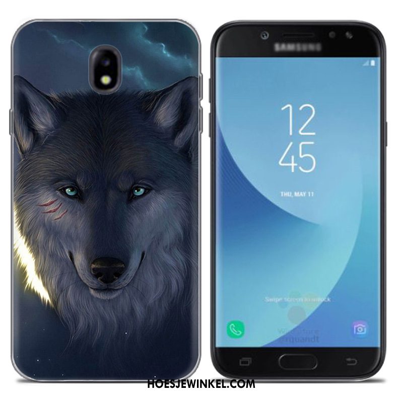 Samsung Galaxy J5 2017 Hoesje Mobiele Telefoon Blauw Ster, Samsung Galaxy J5 2017 Hoesje Nieuw All Inclusive