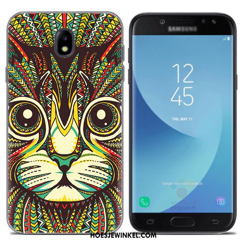 Samsung Galaxy J5 2017 Hoesje Mobiele Telefoon Blauw Ster, Samsung Galaxy J5 2017 Hoesje Nieuw All Inclusive