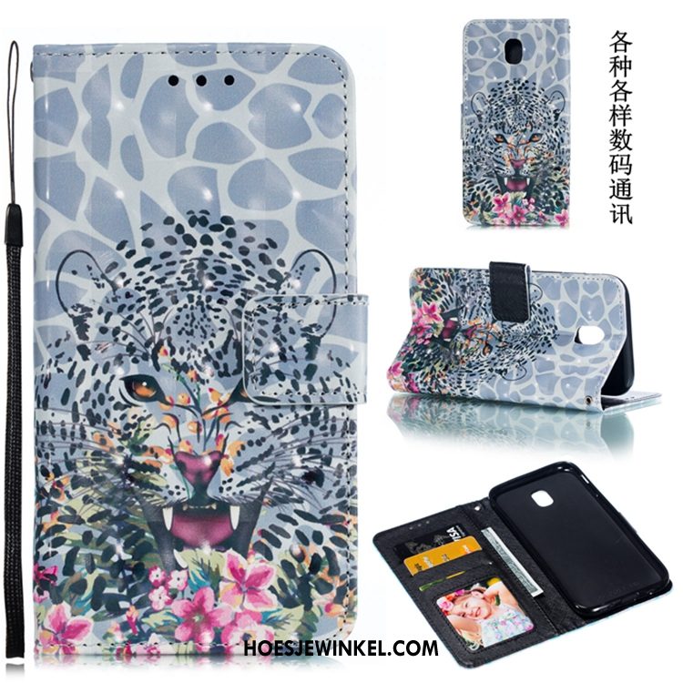 Samsung Galaxy J5 2017 Hoesje Mobiele Telefoon Clamshell Ster, Samsung Galaxy J5 2017 Hoesje Hoes Rood