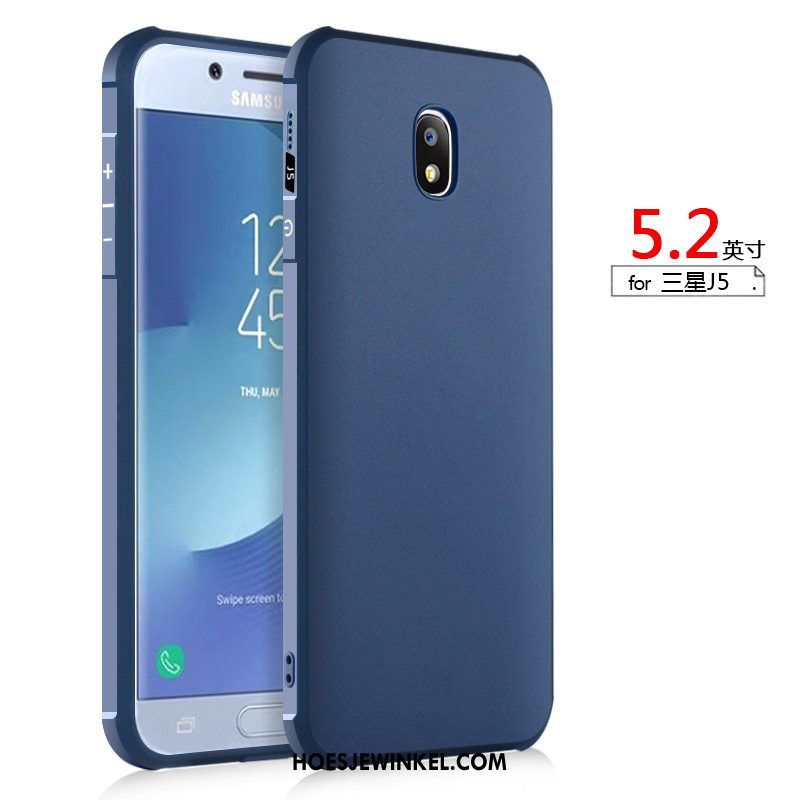 Samsung Galaxy J5 2017 Hoesje Siliconen Bescherming Dragon Patroon, Samsung Galaxy J5 2017 Hoesje Anti-fall Reliëf