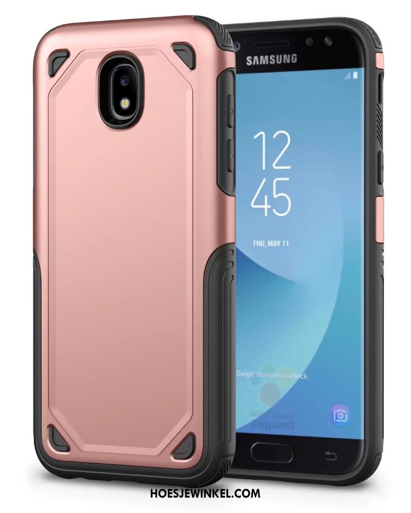 Samsung Galaxy J7 2017 Hoesje All Inclusive Anti-fall Ster, Samsung Galaxy J7 2017 Hoesje Kleur Antislip
