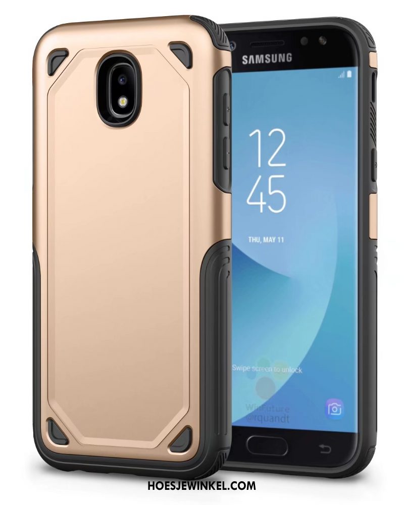 Samsung Galaxy J7 2017 Hoesje All Inclusive Anti-fall Ster, Samsung Galaxy J7 2017 Hoesje Kleur Antislip