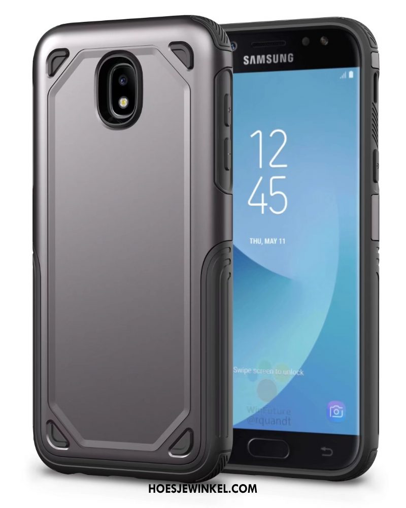 Samsung Galaxy J7 2017 Hoesje All Inclusive Anti-fall Ster, Samsung Galaxy J7 2017 Hoesje Kleur Antislip