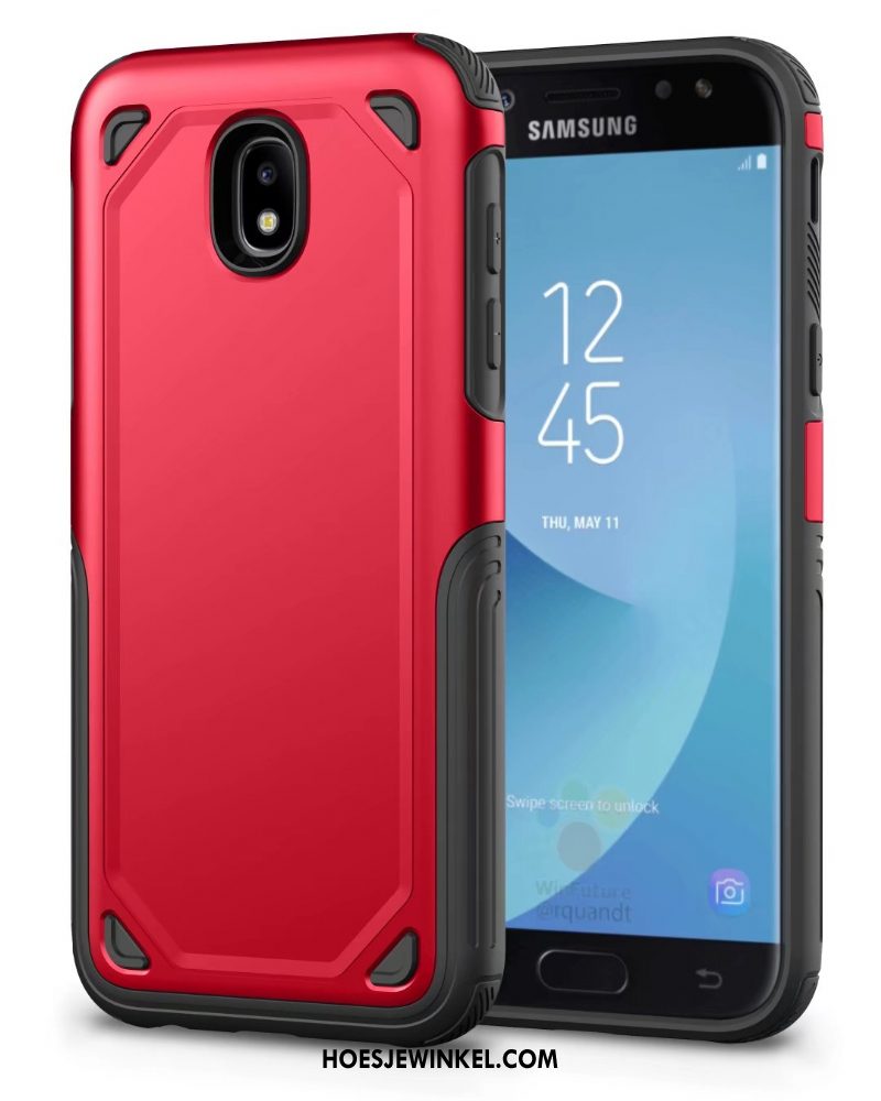 Samsung Galaxy J7 2017 Hoesje All Inclusive Anti-fall Ster, Samsung Galaxy J7 2017 Hoesje Kleur Antislip