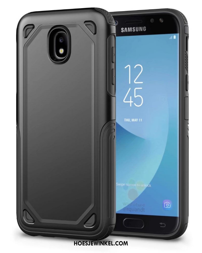 Samsung Galaxy J7 2017 Hoesje All Inclusive Anti-fall Ster, Samsung Galaxy J7 2017 Hoesje Kleur Antislip