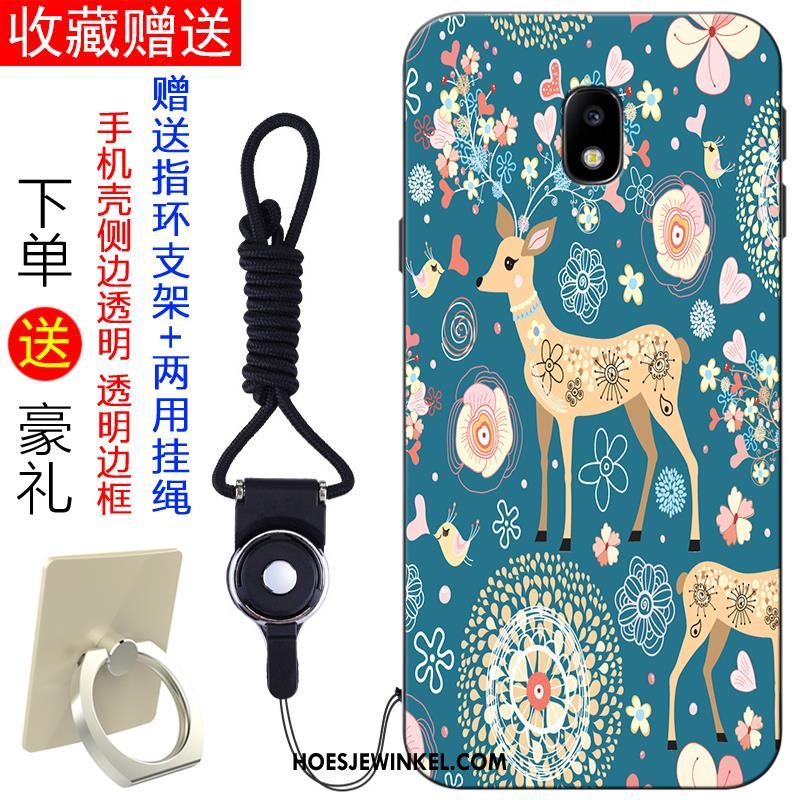 Samsung Galaxy J7 2017 Hoesje Hoes All Inclusive Groen, Samsung Galaxy J7 2017 Hoesje Zacht Vers
