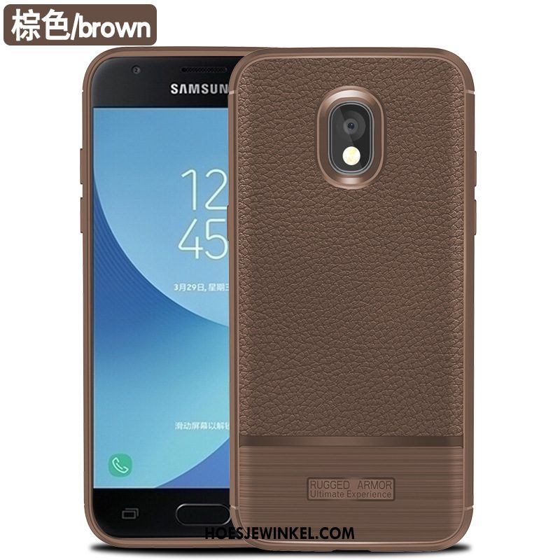 Samsung Galaxy J7 2017 Hoesje Mobiele Telefoon Zacht Ster, Samsung Galaxy J7 2017 Hoesje Accessoires Zijde Braun