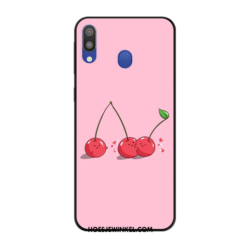 Samsung Galaxy M20 Hoesje Mobiele Telefoon Roze Spotprent, Samsung Galaxy M20 Hoesje Hoes Bescherming