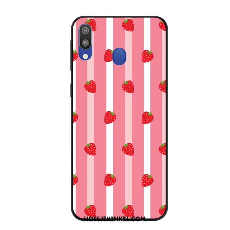 Samsung Galaxy M20 Hoesje Mobiele Telefoon Roze Spotprent, Samsung Galaxy M20 Hoesje Hoes Bescherming