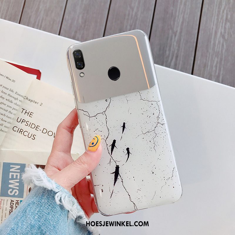 Samsung Galaxy M20 Hoesje Spiegel Hard Bescherming, Samsung Galaxy M20 Hoesje Purper Hoes