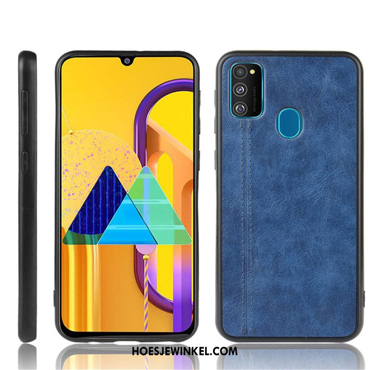 Samsung Galaxy M30s Hoesje Bescherming Hard Mobiele Telefoon, Samsung Galaxy M30s Hoesje Hoes Zwart