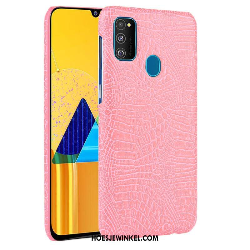 Samsung Galaxy M30s Hoesje Mobiele Telefoon Hoes Ster, Samsung Galaxy M30s Hoesje Patroon Achterklep Orange