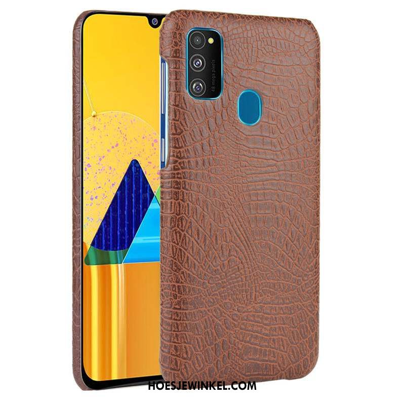 Samsung Galaxy M30s Hoesje Mobiele Telefoon Hoes Ster, Samsung Galaxy M30s Hoesje Patroon Achterklep Orange