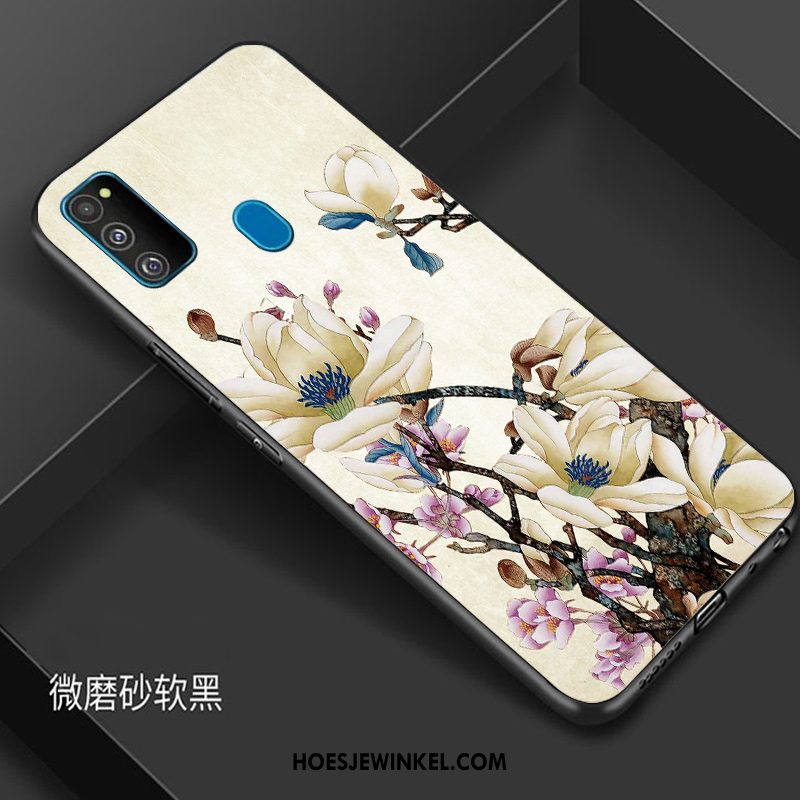 Samsung Galaxy M30s Hoesje Siliconen Ster Anti-fall, Samsung Galaxy M30s Hoesje Eenvoudige All Inclusive