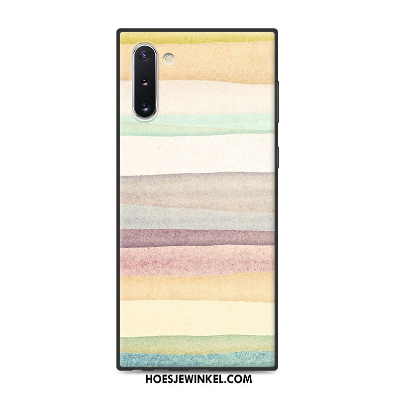 Samsung Galaxy Note 10 Hoesje Anti-fall Ster Siliconen, Samsung Galaxy Note 10 Hoesje Trend Spotprent